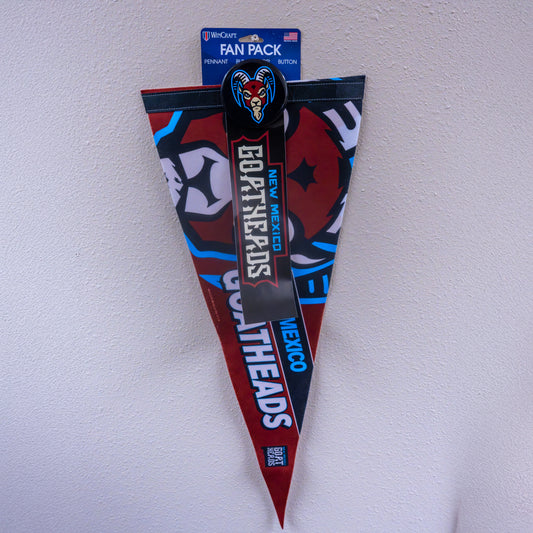 Goatheads Primary Fan Pack (Pennant, Bumper Sticker & Button)