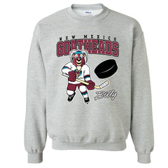 Goatheads Mascot Slapshot Crewneck