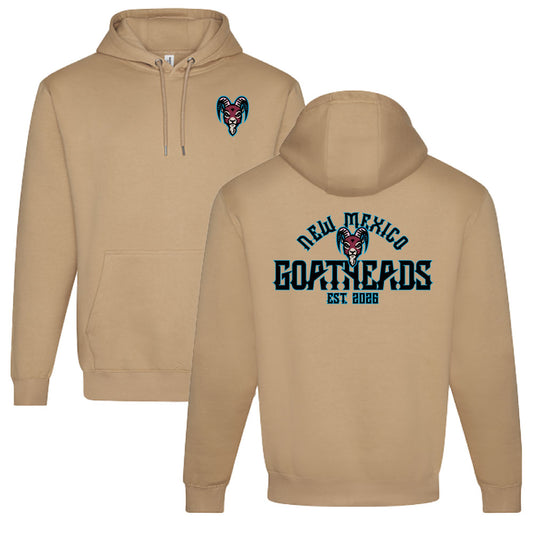 Goatheads Primary Established Hoodie - Sand