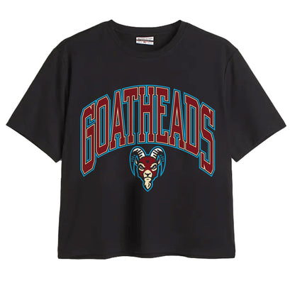 Goatheads Primary Arch Womens Crop T-Shirt