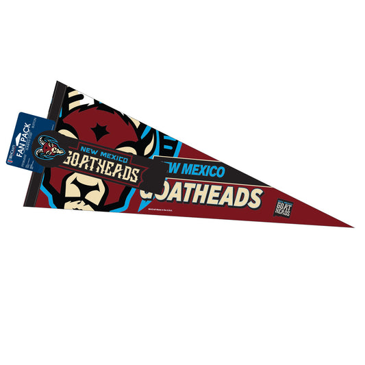 Goatheads Primary Fan Pack (Pennant, Bumper Sticker & Button)