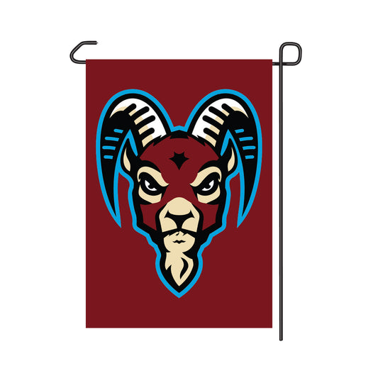 Goatheads Double-Sided Garden Flag – State & Primary Logos