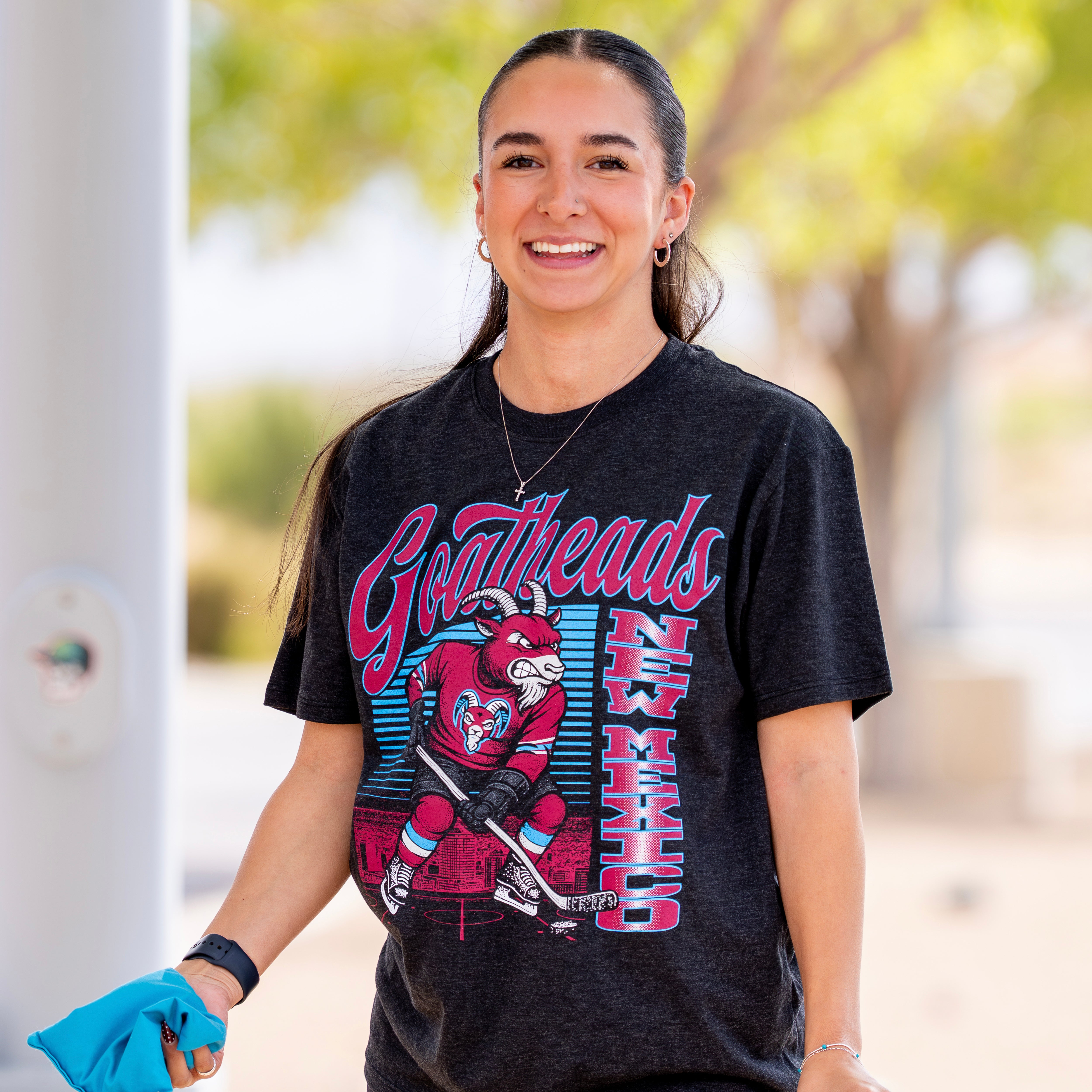 Goatheads Primary Stacked T-Shirt - Black – New Mexico Goatheads